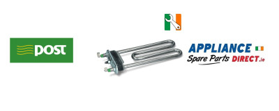 Indesit, Hotpoint, Whirlpool Washing Machine Heater Element C00094715, 88-IN-17, Washing Machine Spare Parts Ireland - buy online from Appliance Spare Parts Direct, County Laois, Ireland